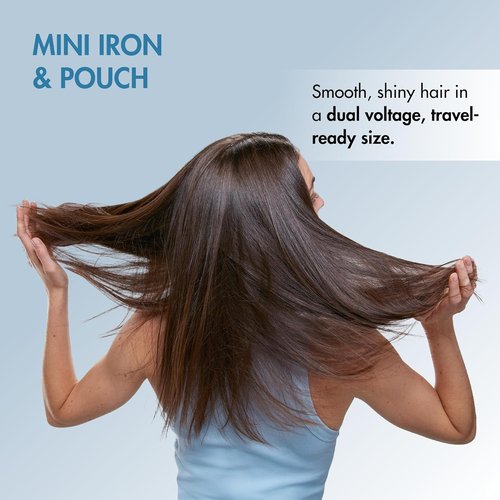 BaBylissPRO Nano Titanium Mini Flat Iron - Perfect for Travel & Quick Touch-Ups | ½” Size