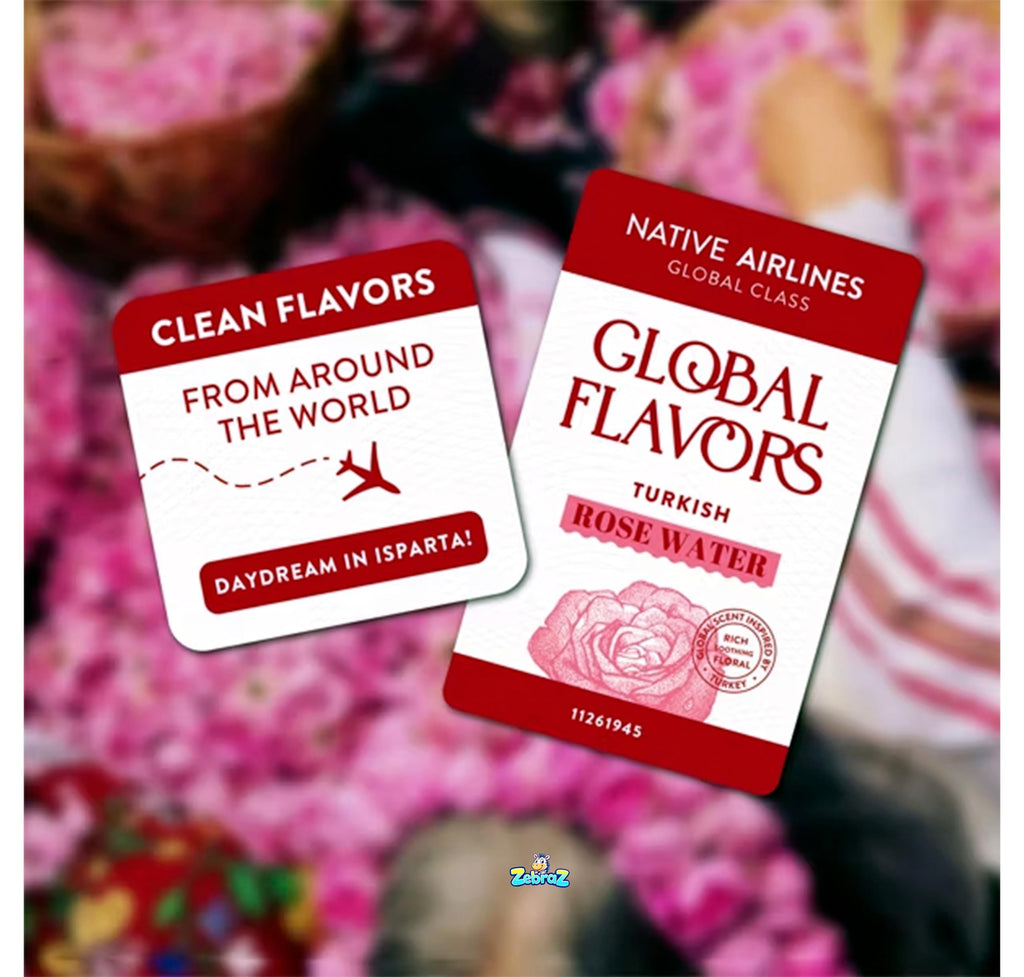 Native - Passport Limited Edition Global Flavors Sulfate-Free Body Wash - Turkish Rose Water - 18 fl oz - Pack Of 02