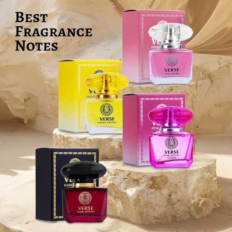 NovoGlow Mini Fragrance Set for Women - Refreshing Floral, Fruity & Woody Scents | Perfect EDP Gift for Birthdays & Anniversaries