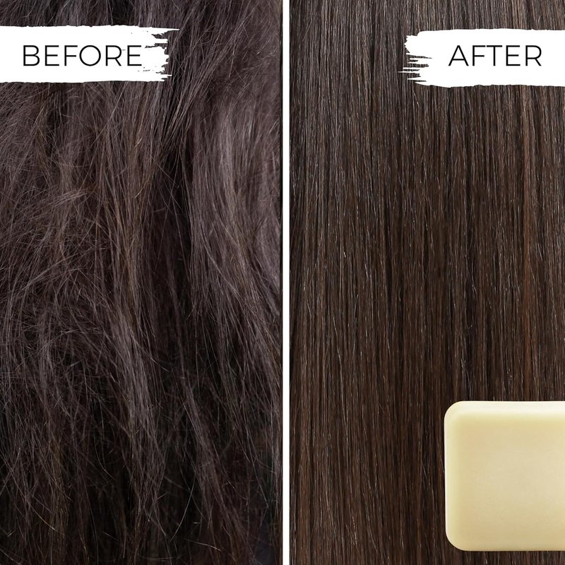 Viori Native Essence Conditioner Bar - Handcrafted Organic Rice Water Formula for Nourished Hair