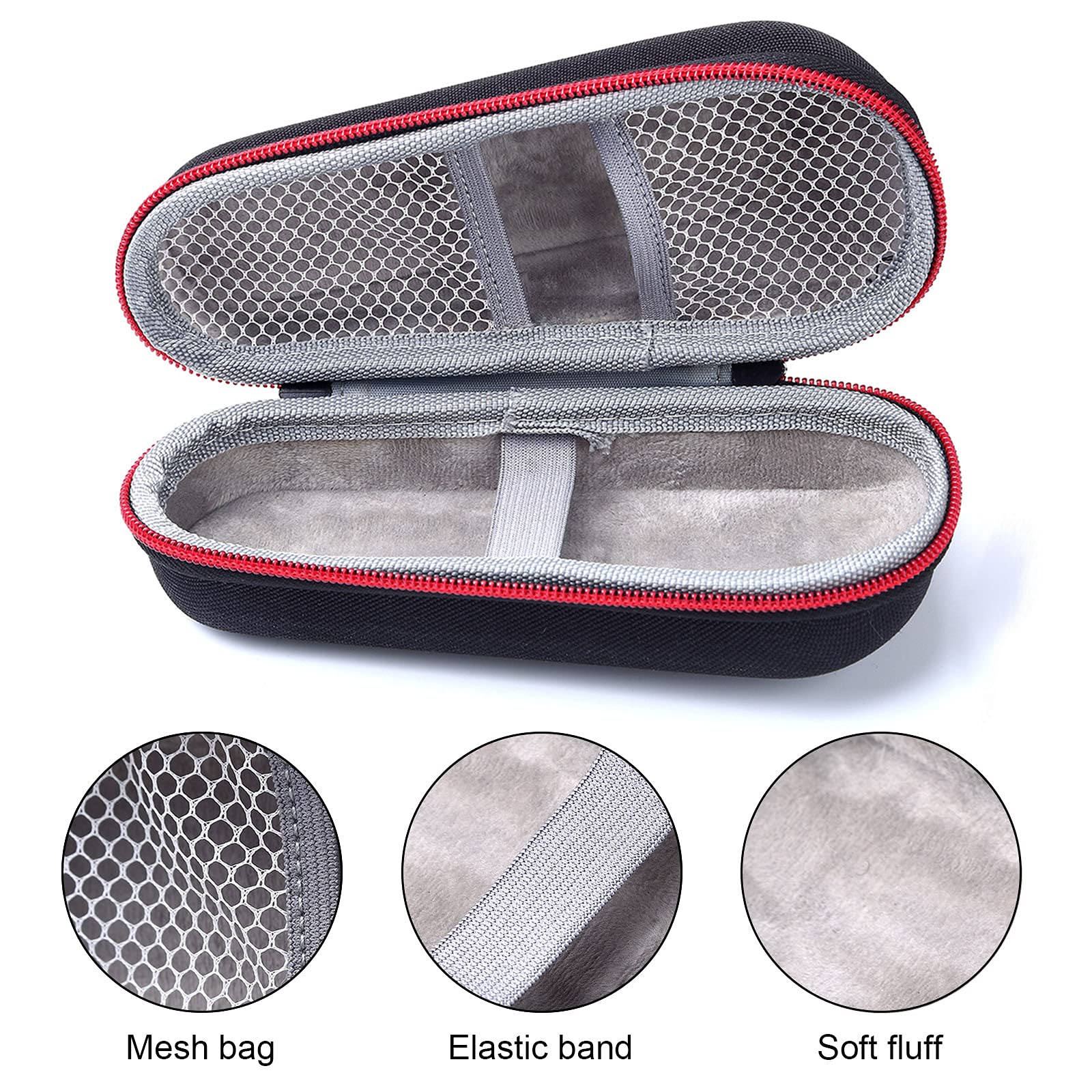 LinMei Electric Shaver Case Razor Travel Carrying Box Shaver Storage Bag Compatible with 3010s 3040s 310s 720s 790c 9030cc 9050cc Men's Electric Razor and Accessories