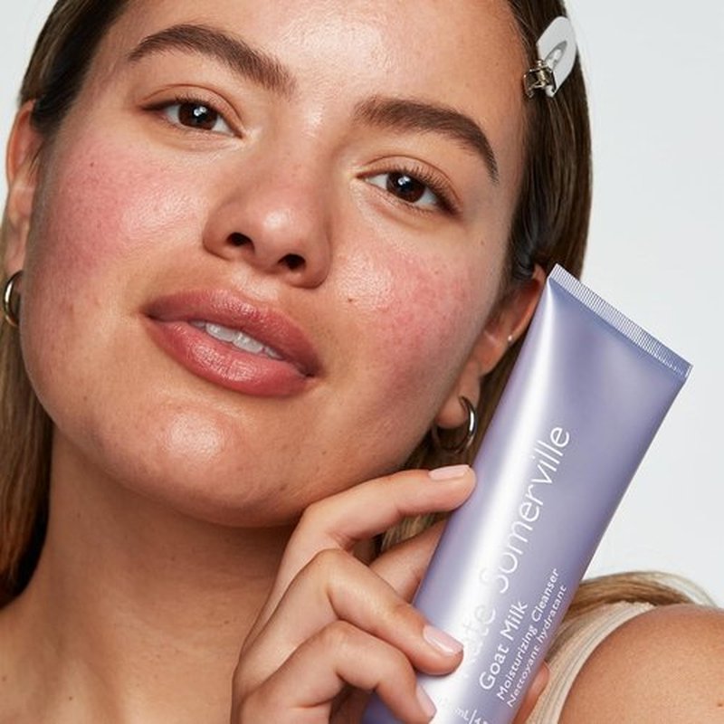 **Kate Somerville Goat Milk Moisturizing Cleanser & SuperCell Peptide Serum Duo - 4oz & 1oz**