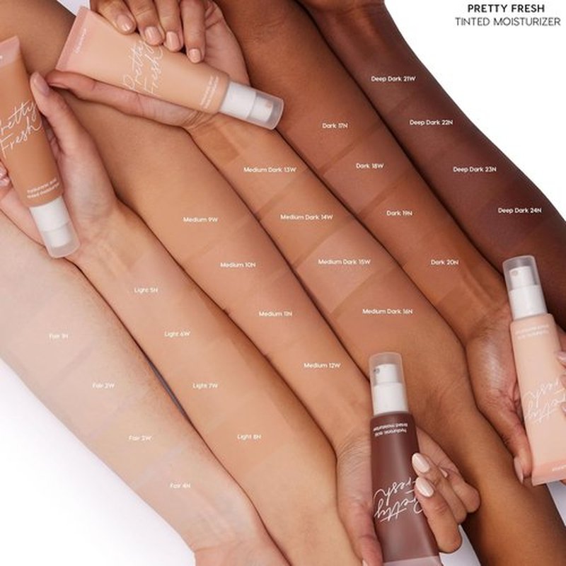 ColourPop Pretty Fresh Tinted Moisturizer - Hydrating Skin Tint for Glowy Summer Makeup | Medium 11N (1.45 oz)