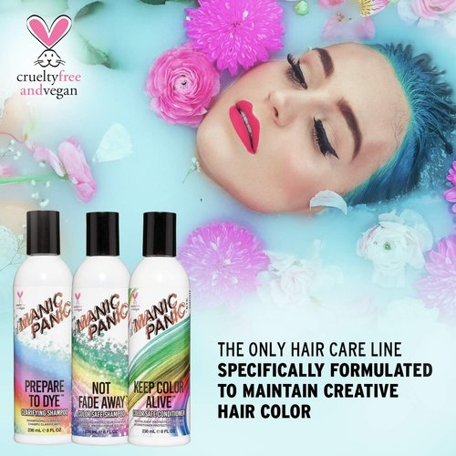 Manic Panic Clarifying Shampoo - Sulfate-Free Formula for Color Treated Hair | Vegan & Cruelty-Free (8oz)