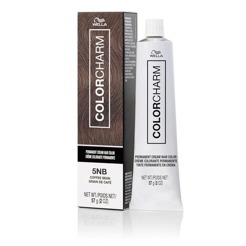 COLORCHARM Permanent Cream Hair Dye - 100% Gray Coverage | Medium to Golden Caramel Shades | Vegan & Paraben-Free | 2 oz.
