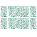 PATIKIL 2090 Pcs Acrylic Gem Sticker, 4 Size 3/4/5/6mm Self Adhesive Rhinestones Face Gem Stones Bling Jewelry for Nail Art Craft Clothes DIY Makeup Decoration Party, Dark Green