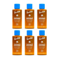 Vacation Mini Chardonnay Oil SPF 30, Hydrating & Nourishing Sunscreen Oil, Lightweight, Transparent on All Skin Tones, Water-Resistant, Travel Size Sunscreen, 1 Fl. Oz. (Value Pack of 6)