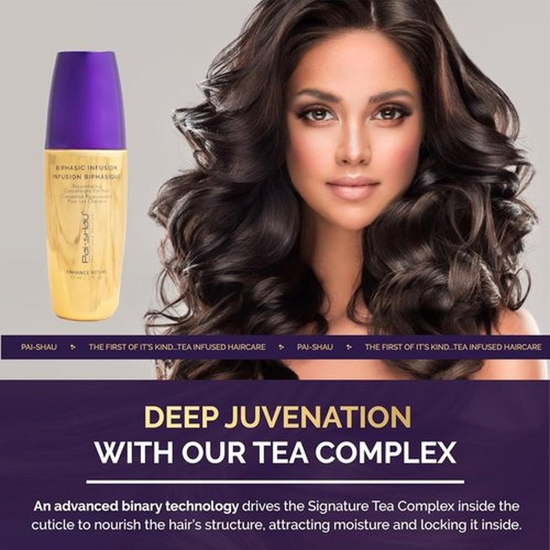 Pai-Shau Biphasic Infusion | Supreme Revitalizing Mask - Oil-Free Hair Serum for All Hair Types