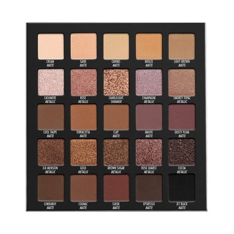 LORAC PRO Eyeshadow Palette - High Pigment Matte & Shimmer Shades with Mirror Compact