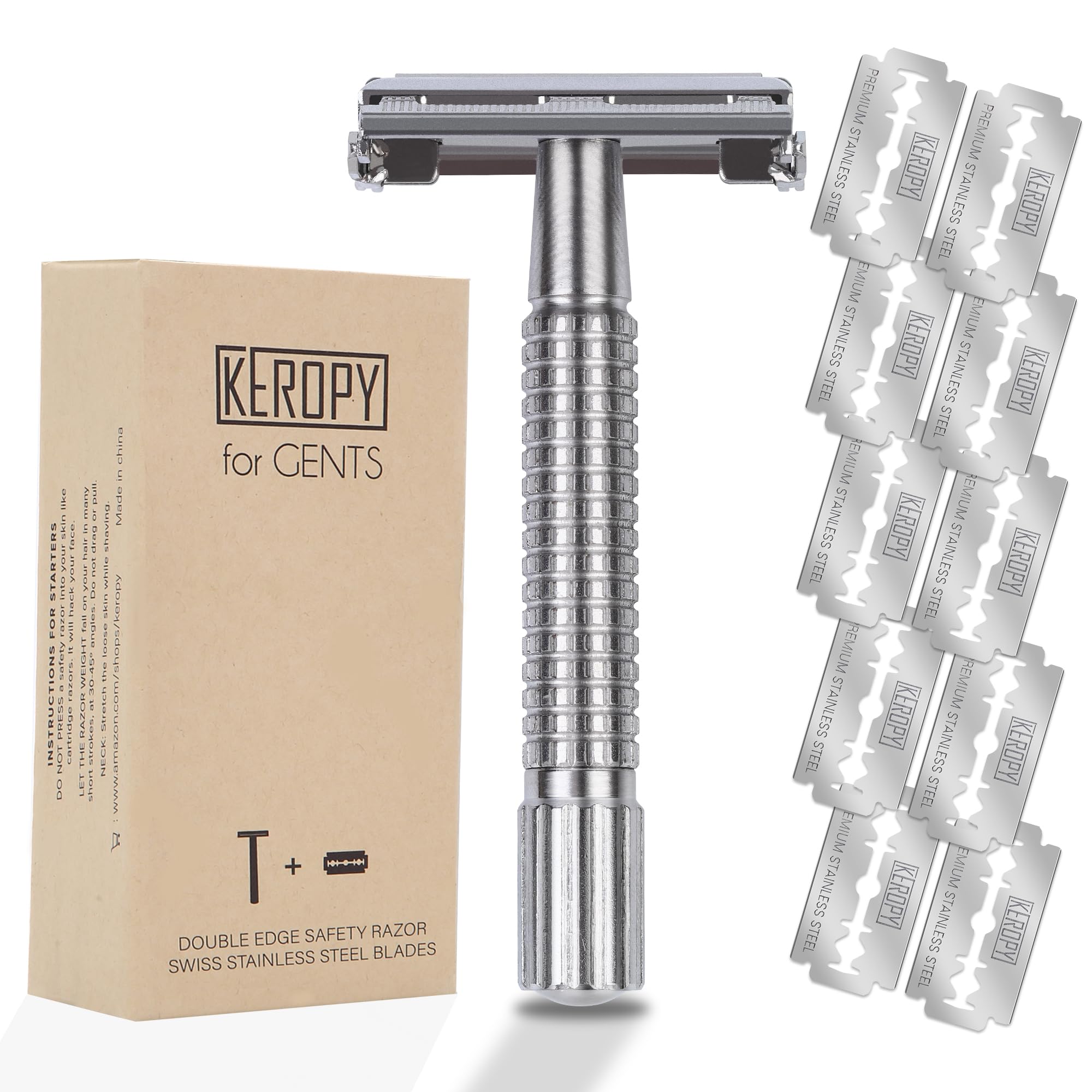Keropy Metal Safety Razor For Men and Women