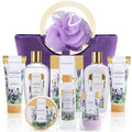 Spa Luxetique Lavender Bath Gift Basket - 10-Piece Relaxing Spa Set for Women | Perfect Birthday & Mother's Day Gift
