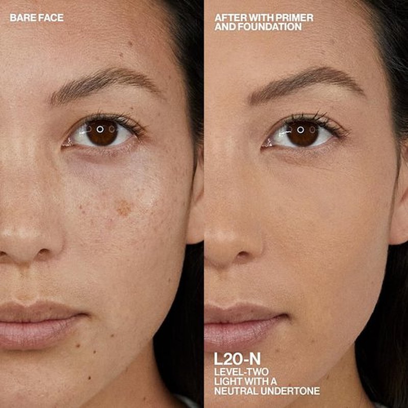 Smashbox Always On Skin-Balancing Foundation | Medium-To-Full Coverage Foundation | Hyaluronic Acid with a Natural-Looking, Second-Skin Finish, 1 Fl Oz, L20N