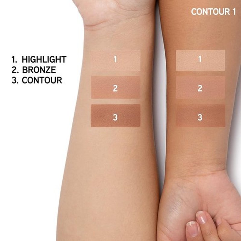 Physicians Formula Butter Bronzer Contour Palette - Light/Medium Shade, 0.48 Ounce