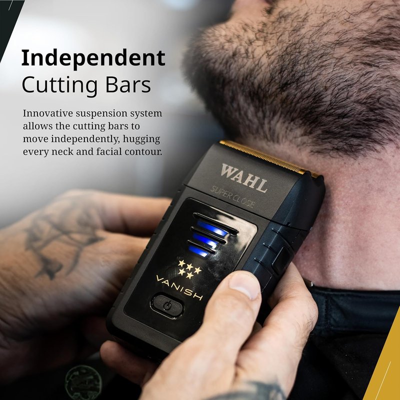 Wahl Professional 5 Star Vanish Shaver - Cordless, Ergonomic Design with 100+ Minute Runtime