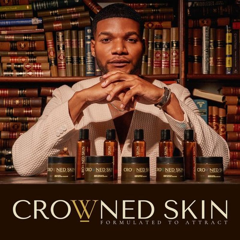Crowned Skin Monarch Body Oil Cologne for Men | Spicy & Bold | New Moisturizing Formula Scented with White Musk & Cedarwood | Infused with Natural Jojoba & Grapeseed Oil | All-Day Fragrance | 4oz