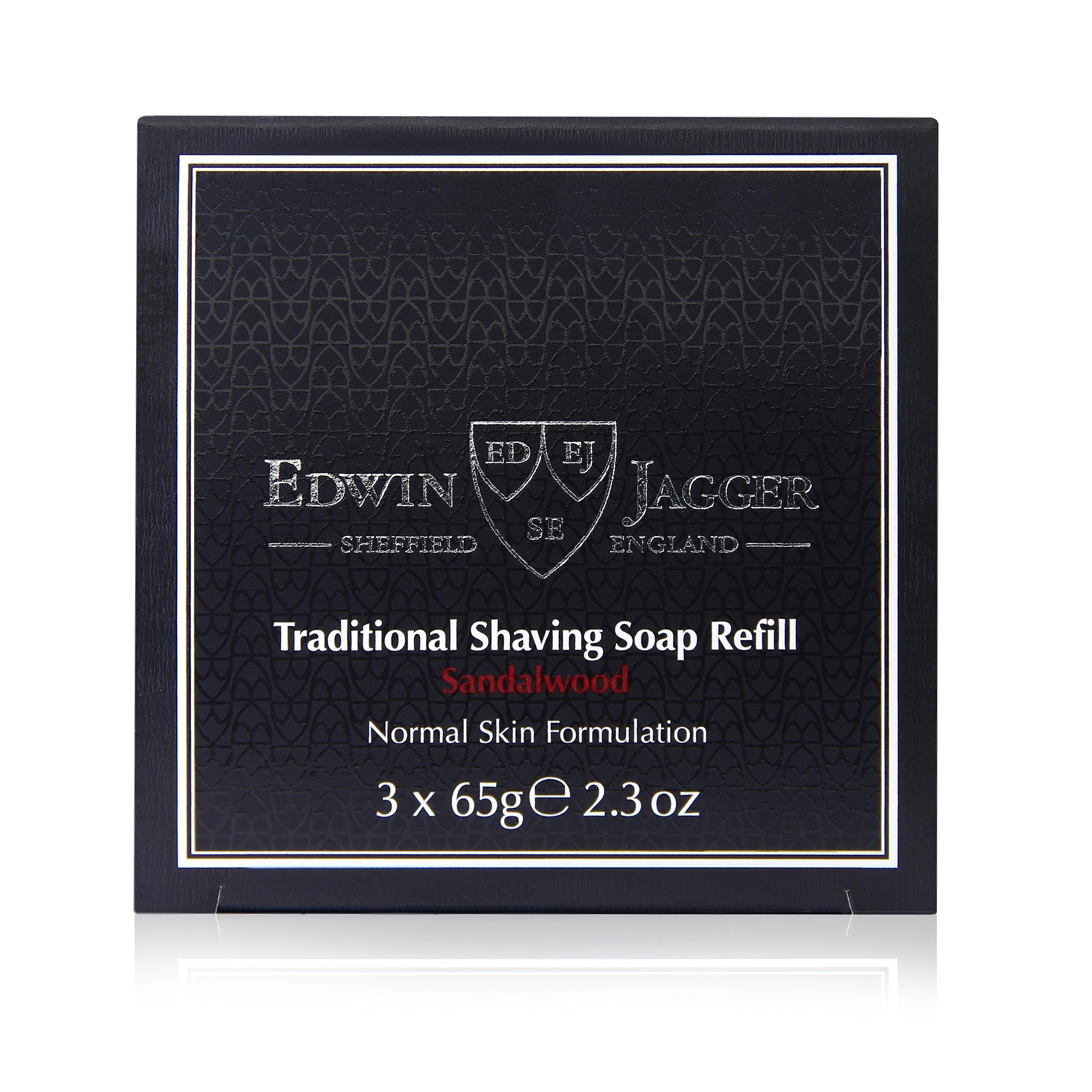Edwin Jagger Shaving Soap Refill, Sandalwood, 3-Pack