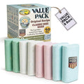 Amish Farms Soap Value Pack– 8 Easy-to-Grip Hydrating Bars (5 oz Each, 2.5 lb) | Cold-Process, USA Made for Sensitive Skin, Face, Hair & Body | Gentle Clean Scent Original Recipe – Tin Tub Collection