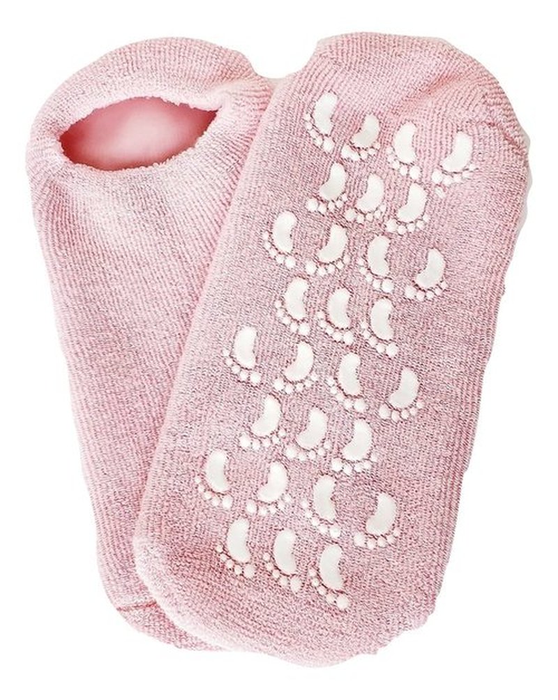 RUCCI Moisturizing Gel Booties, Assorted colors (Pink/Green/Purple), 2 count
