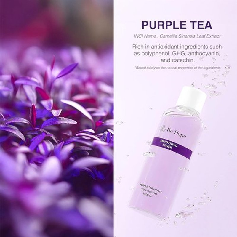 Be-Hope Vegan Luxury Smoothing Toner - Hydrating Facial Toner with Peptides & Panthenol | pH Balanced for Sensitive Skin - 200ml / 6.76 fl oz