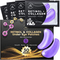 AURAE Retinol & Collagen Under Eye Patches (30 Pairs) - For Dark Circles & Puffy Eyes - Eye Care Mask
