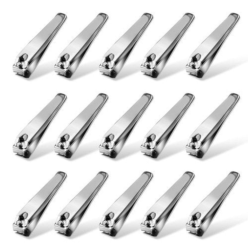 NATZERAT 30 Pack Fingernail Clipper Toenail Clippers Pack, Stainless Steel Small Nail Clippers in Bulk,Portable Travel Fingernails for Men Women Homeless Care Package Supplies Bulk