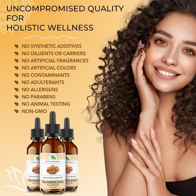 Frankincense Essential Oil - 100% Pure, Natural, Therapeutic Grade Frankincense Oil for Skin, for Body, for Hair (4 Oz)
