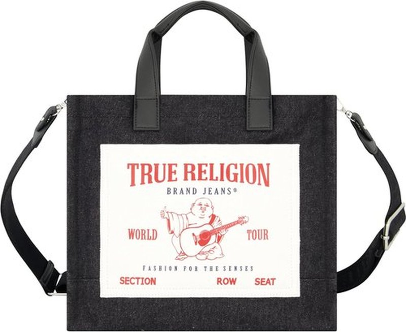 True Religion Tote - Women's Medium Travel Shoulder Bag with Adjustable Strap & Stylish Design