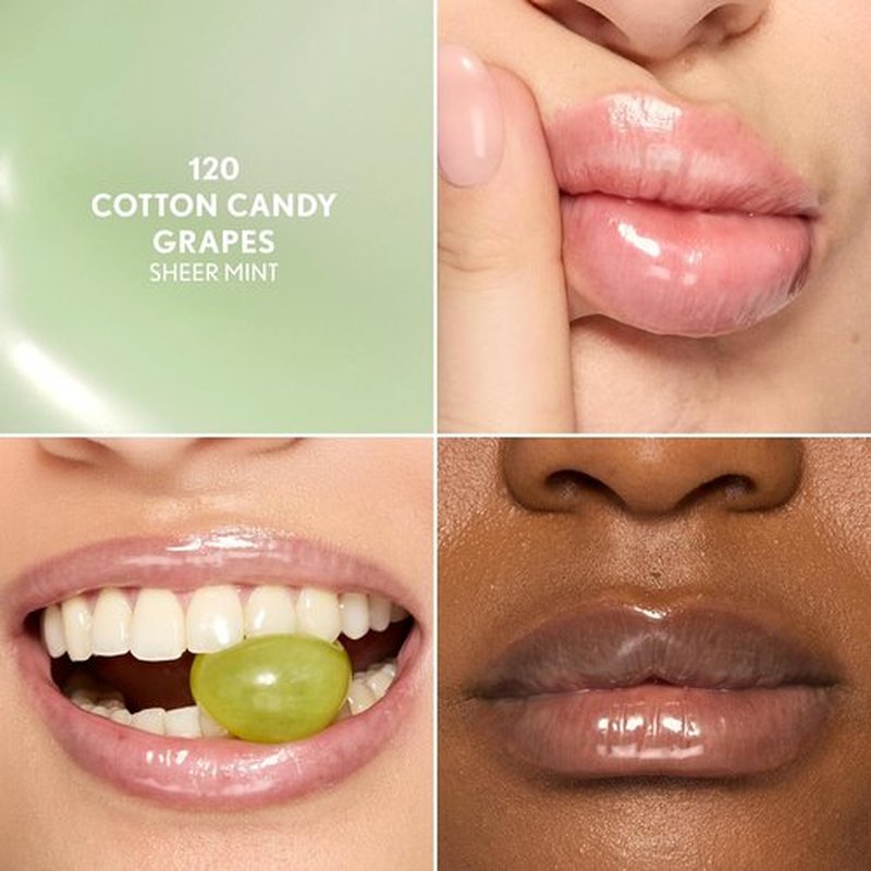 COVERGIRL Clean Fresh Lip Butter Balm - Flavored, Non-Sticky Formula with Vitamin E & Shea Butter | 120 Cotton Candy Grapes