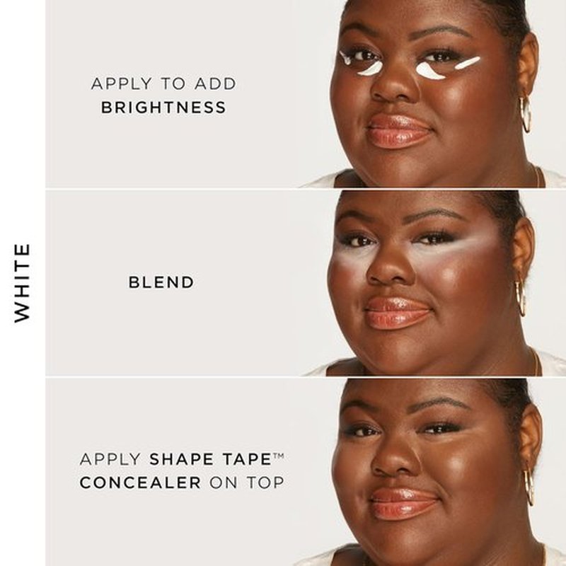 Tarte Shape Tape Corrector - Blendable Formula with Hyaluronic Acid & Vegan Squalane | Neutralizes Blemishes & Dark Circles