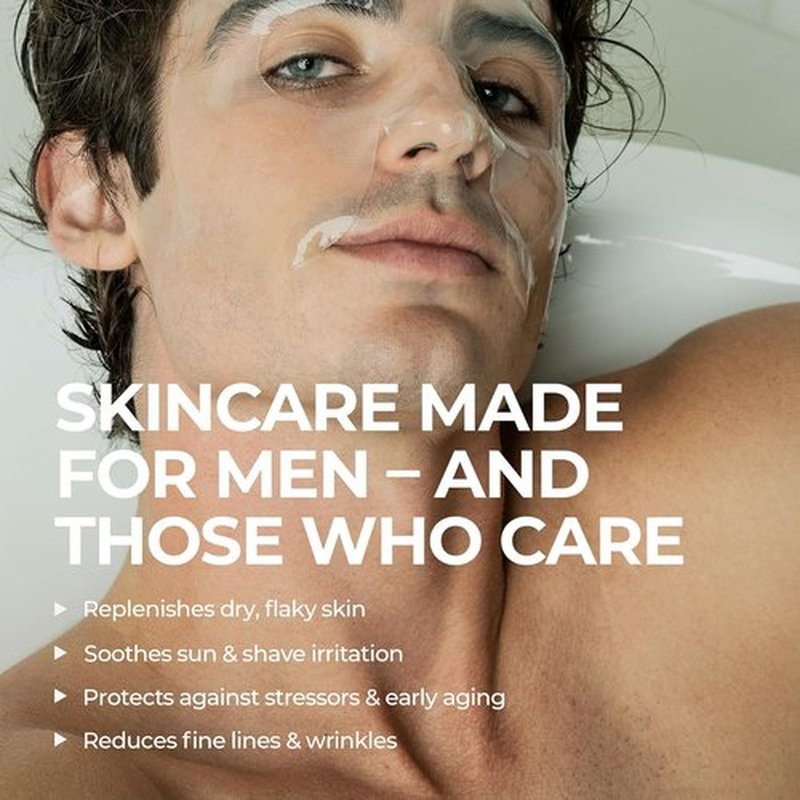 HommeFace Revitalizing Hydrogel Facial Mask Set | Hydrating Anti-Aging 5ct - Korean Skincare with Hyaluronic Acid & Vitamins