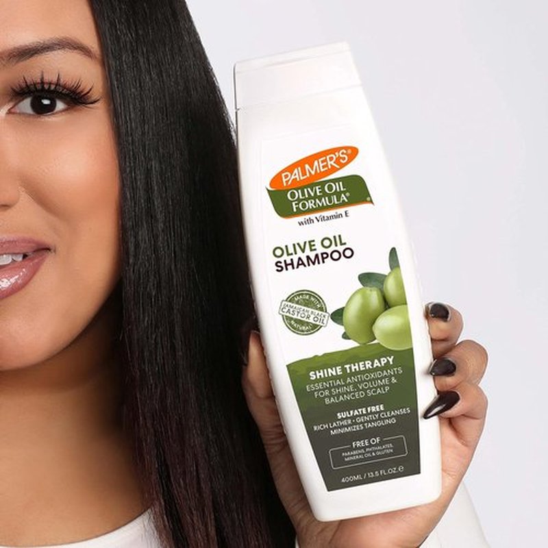 Palmer's Olive Oil Formula Shine Therapy Shampoo - Nourishing & Moisturizing | 13.5 Oz (Pack of 2)