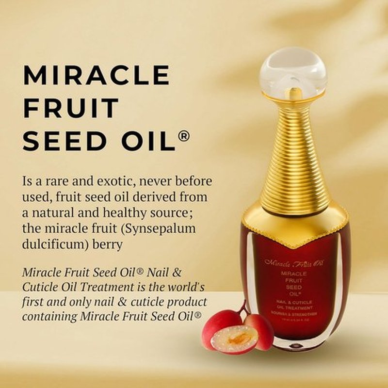 Miracle Fruit Oil Nail Strengthener | 10ml Cuticle Oil for Thin Nails & Growth - Intense Moisture & Protection