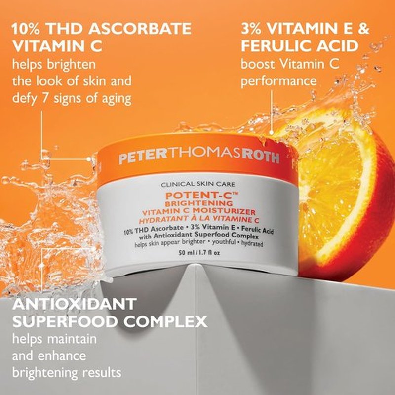 Peter Thomas Roth | Brightening Vitamin C Moisturizer - Potent-C™ Formula for Radiant Skin