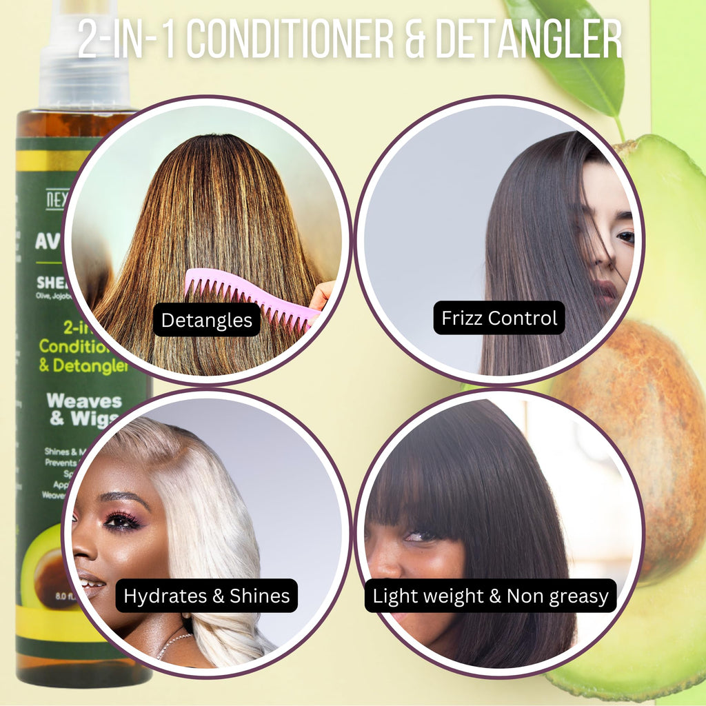 Next Image Coco-Mango 2-in-1 Conditioner & Detangler 8 oz