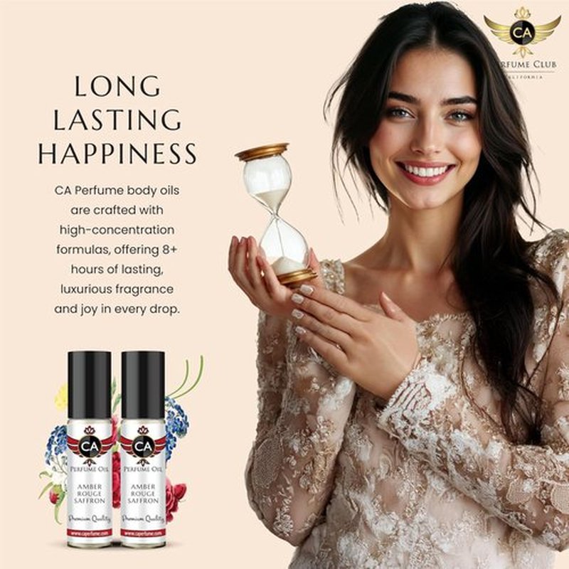 CA Perfume | Last Cherry Unisex Eau De Parfum - Long-Lasting Amber Floral Scent | Travel Size 0.33 Fl Oz (Pack of 2)