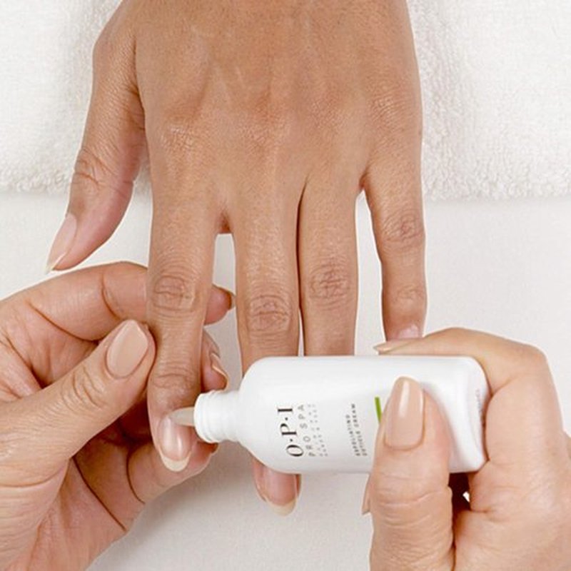 OPI ProSpa Exfoliating Cuticle Cream - Nourishing Gel Formula for Dry, Rough Hands | 0.9 fl oz