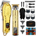 LQT Rechargeable Hair Clipper for Men - Cordless Grooming Tool with Long-Lasting Battery, LED Display, Precision Durable Blades, Low Noise Trimmer, Perfect for Beard and Hair Grooming (Man)