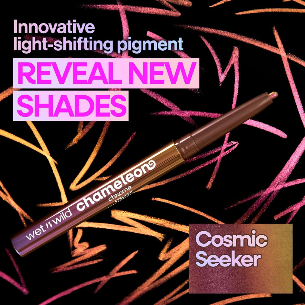 Wet n Wild Chameleon Chrome Eyeliner - Waterproof, Smudge-Proof, Long-Lasting 18-Hour Wear | Cosmic Seeker