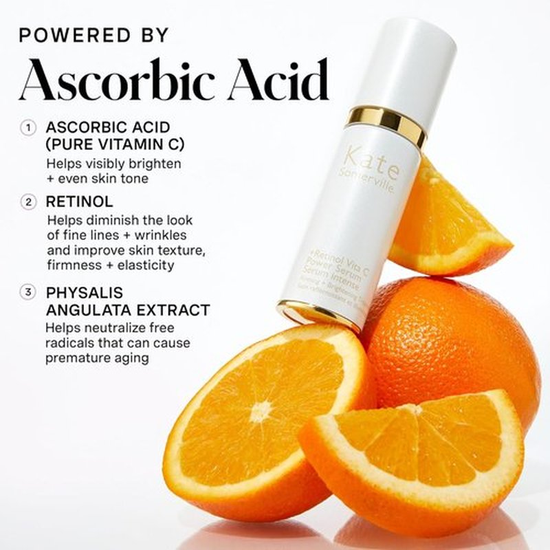 Kate Somerville Retinol Vita C Power Serum - Clinically Proven Anti-Aging Treatment for Brighter, Smoother Skin | 1 Fl Oz