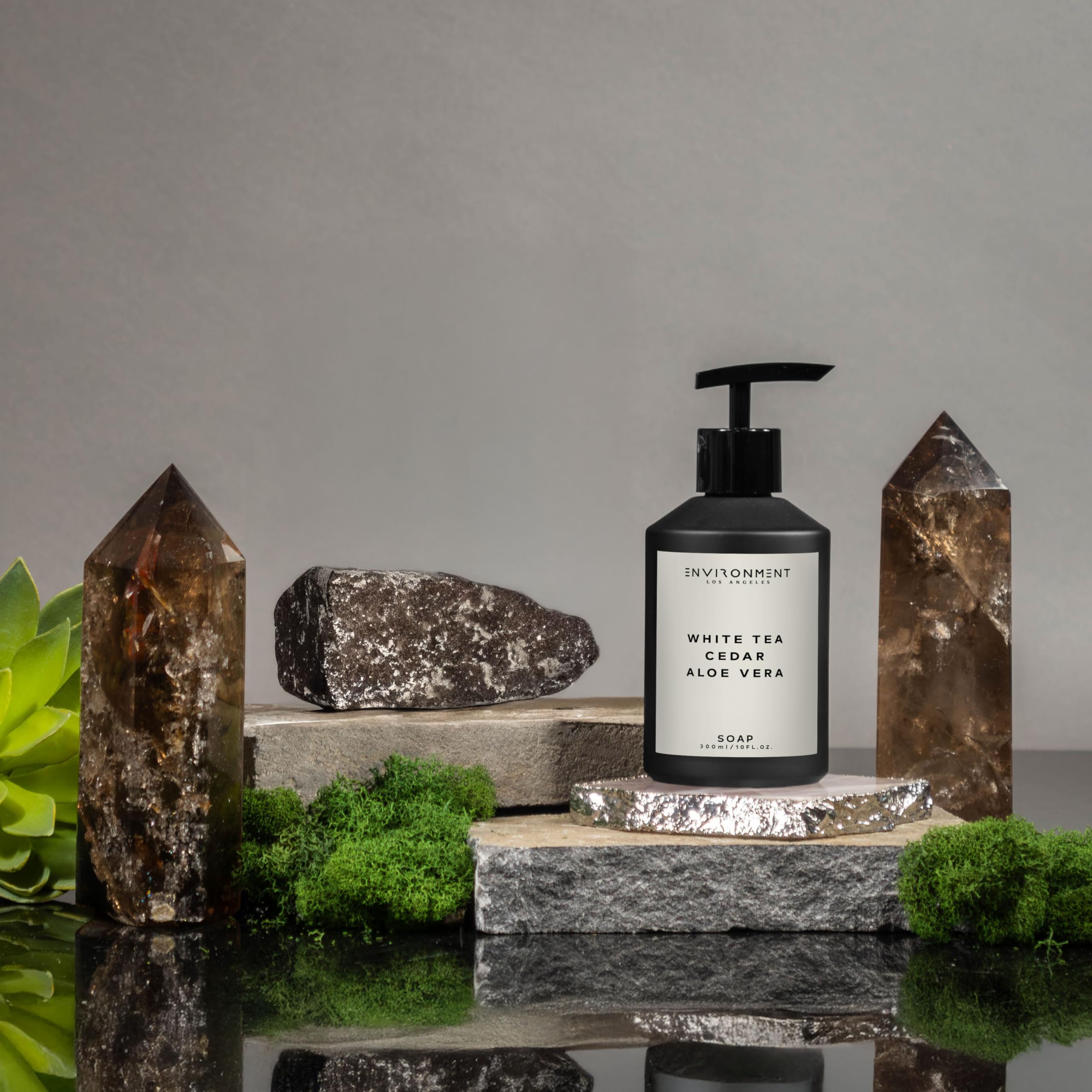 ENVIRONMENT Inspired by 5-Star Resort WSTN Hand Soap, 300ml Luxury Liquid Hand Soap (White Tea | Cedar | Aloe Vera) Home Essentials, Kitchen & Bathroom Soap, Hand Wash, Vegan & Cruelty-Free