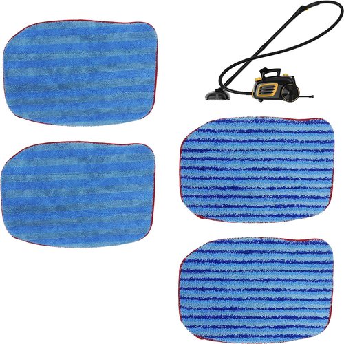 McCulloch Microfiber Mop Pads - 4 Pack Refills for MC1375 & MC1385 Steam Cleaners
