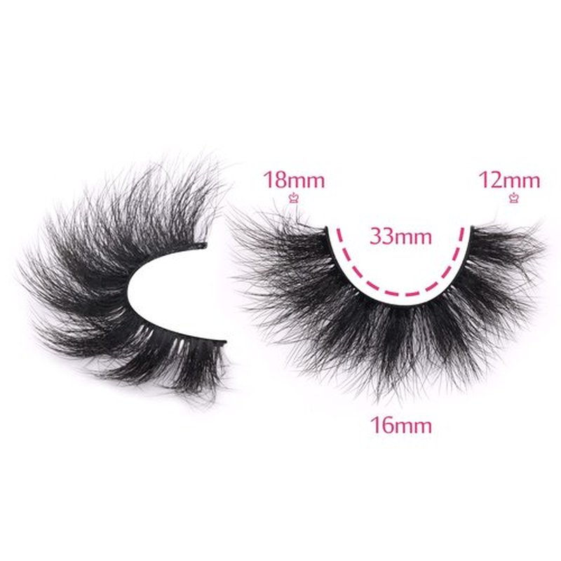 Mink Lashes 8D False Eyelashes Wispy Eye Lashes Cat-Eye Long 18 MM Dramatic FANXITON 7 Pairs Pack Volume Thick Faux Mink Lashes Multipack
