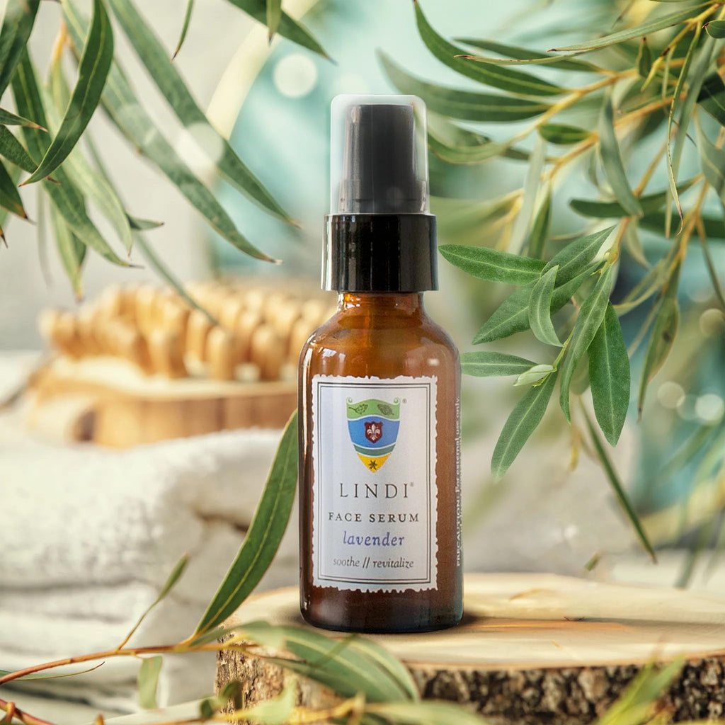 LINDI SKIN Lavender Face Serum - Ultimate Moisture and Comfort To Restore Your Skin Immediately - Reduce Facial Rash, Redness, and Itching - Relieves Uncomfortable Effects of Chemo Rash(1 fl oz)