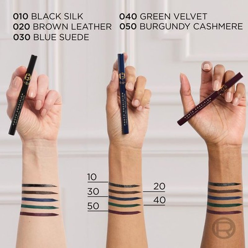 L'Oreal Paris Haute Precision Waterproof Liquid Eyeliner, Smudge-Proof Eye Liner with Micro-Tip, for up to 28HR Eye Makeup Wear, 010 Black Silk