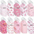 Ctosree 40 Pcs Christmas Theme Lipstick Holder with Portable Clip on Lip Gloss Sleeve Pouch Lipstick Holder Pocket Lip Balm Holder for Xmas Employee Gifts Coworker Nurse Teachers (Sweet Pattern)