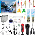 Fishing Advent Calendar - 24 Days of Christmas Surprises with Fishing Tool Kit & Tackle Lures