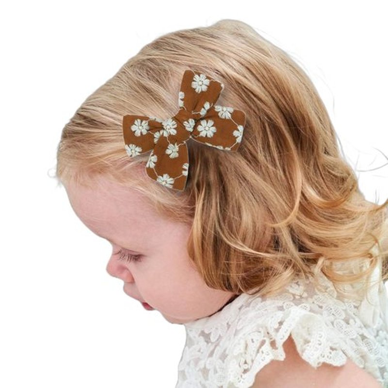 Baby Girl Hair Clips Set, 12 Pcs Hair Bows Barrettes Handmade Accessories Alligator Clip for Little Girls Babies Toddlers Child Kids Teens Gifts