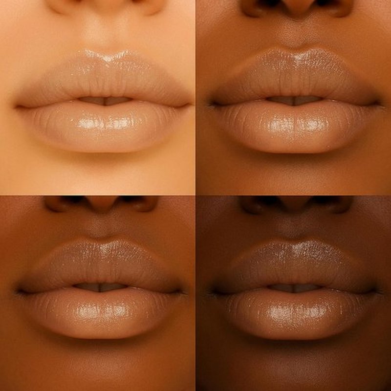 Formless Beauty by Jenny McCarthy Lip Gloss - Hydrating Radiance Lip in Nude with Bronze Glitter - Non-Toxic, High-Shine Finish