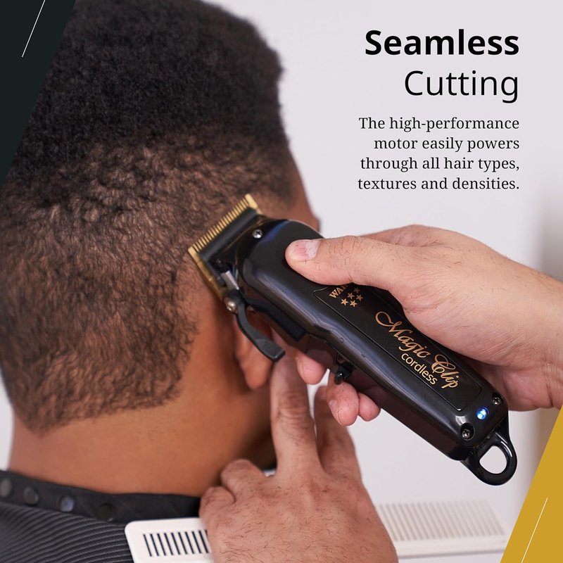 Wahl Professional 5 Star Series Magic Clip - Cordless Hair Clipper with Stagger-Tooth Blade | 100+ Minute Run Time