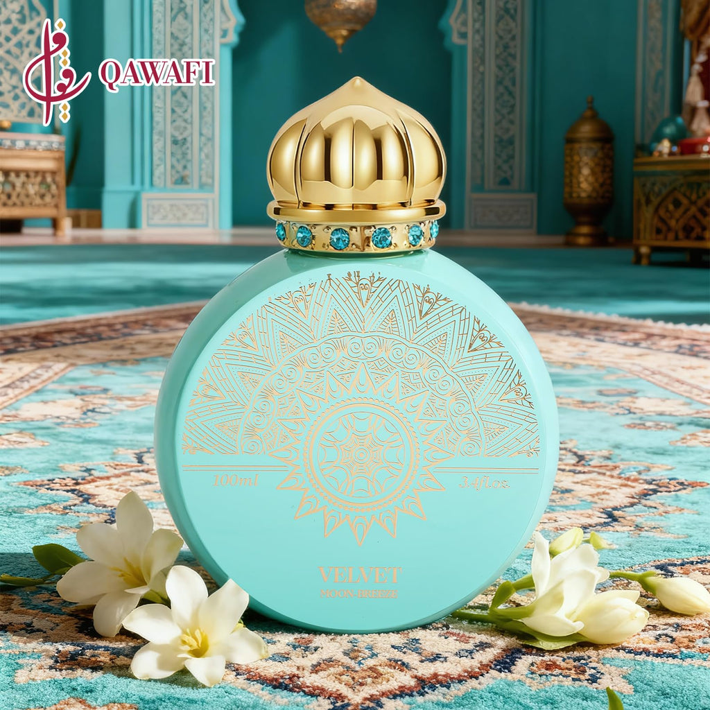 QAWAFI Velvet Moon - Breeze Eau De Parfum Inspired by AR.MNI My Way, Long-Lasting Fragrance Vanilla Floral Fruity Citrus Perfumes for Women - 100ml | 3.4 fl. oz